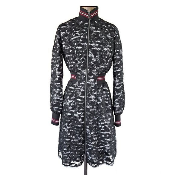 SONIA BY SONIA RYKIEL Lace Knee-Length Dress Size: M | US6, FR38 - Picture 4 of 16